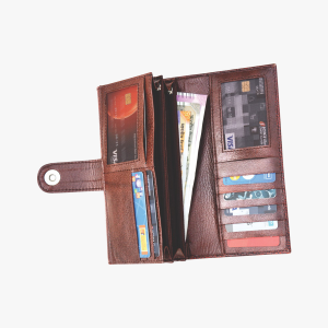 GIFT REEGALO New Women'S Tri-Fold Fresh Leather Clutch Wallet