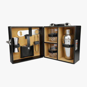 GIFT REEGALO Bar Set With 2 Glasses