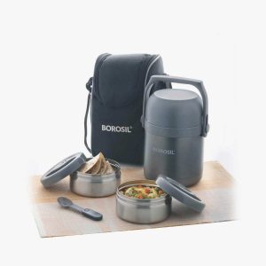 BOROSIL Carry Fresh Ss Insulated Lunch Box