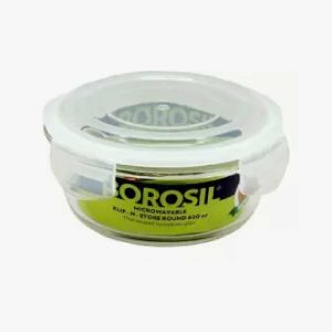 BOROSIL Microwavable Klip & Store Round 620 Ml