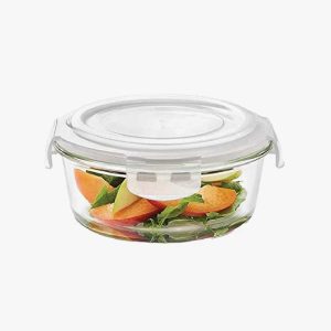 BOROSIL Microwavable Klip & Store Round 370 Ml