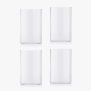 BOROSIL Set Of 4 Vision Medium Glass - 295 Ml