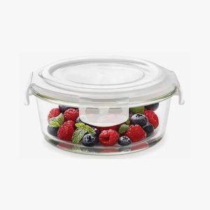 BOROSIL Microwavable Klipn Store Round 950 Ml