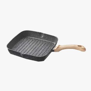 BOROSIL Vajra Die Cast Non Stick Square Grill Fry Pan 1.8 Ltr