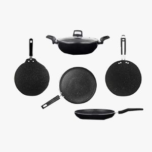 BOROSIL Granito - 4pc Cookware Set