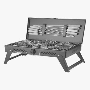 SKYLINE Charcoal Barbecue With Briefcase