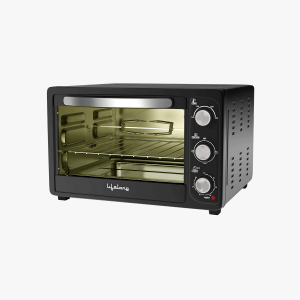 LIFELONG Oven, Toaster & Griller ( Red, 1 Year ); With Rotisserie