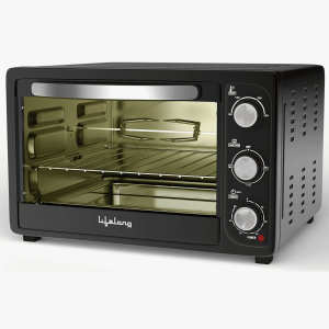 LIFELONG Oven, Toaster & Griller;With Rotisserie And Lamp
