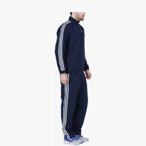 ADIDAS Collared Tracksuit Navy White 100% Polyster