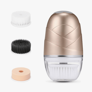 LIFELONG Llm720 Rechargeable Face Cleaning Massager (Golden)