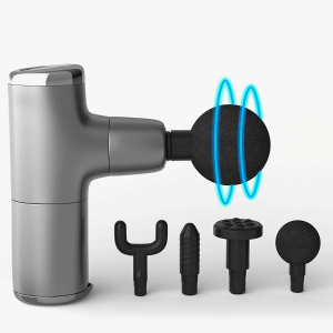 LIFELONG Wireless Llgm45 Powerful Gun Massager With 4 Heads