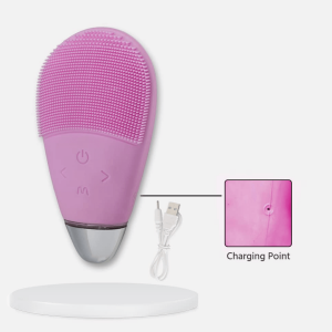 LIFELONG Llm342 Facial Cleansing Massager Brush, Rechargeable Electric Handheld Face Massager