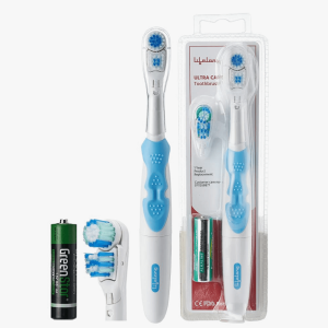 LIFELONG Lldc45 Ultra Care Battery Operated Toothbrush With Replaceable Brush Head