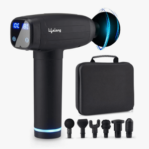 LIFELONG Gun Massager Deep Tissue Body Massage Machine For Pain Relief