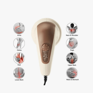 LIFELONG Llm27 Electric Handheld Full Body Massager (Brown)