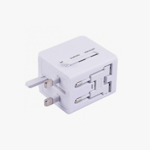 URBAN GEAR Cube Worldwide Travel Adapter With 2usb (2100ma) & Case